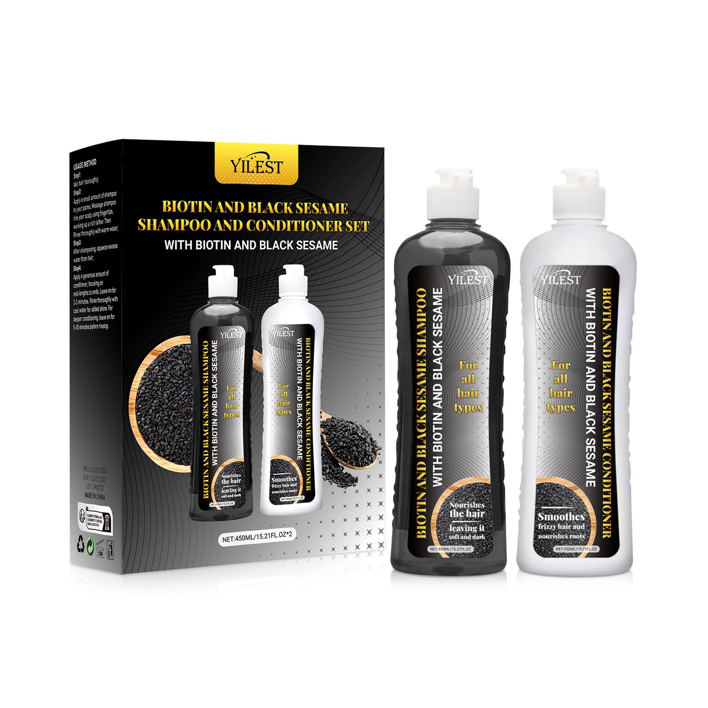 Scalp Gloss Hair Cleaning Ginseng Shampoo Care Suit