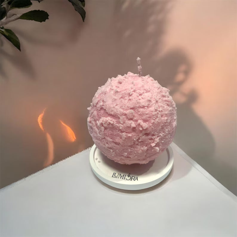 Spiral Burning Candle