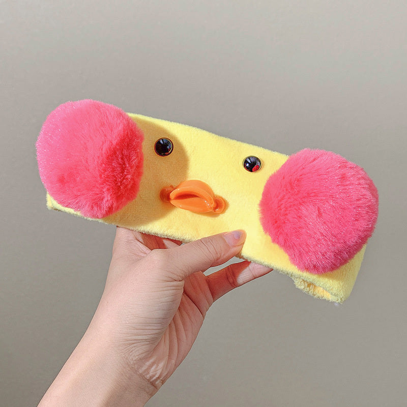 Cute female face wash hair band