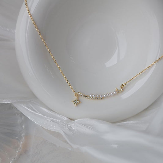 Women's Pearl Retro Gentle Elegant Necklace