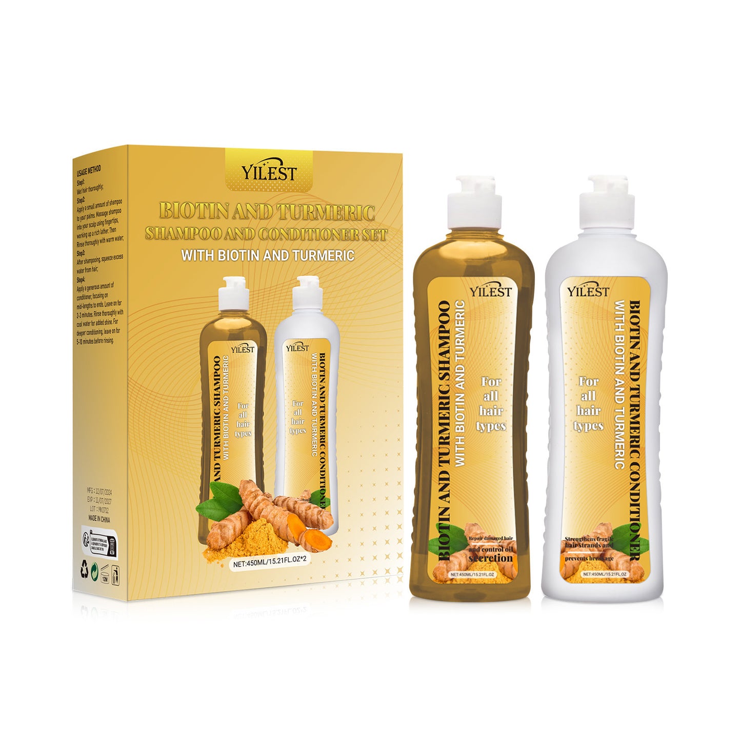 Scalp Gloss Hair Cleaning Ginseng Shampoo Care Suit